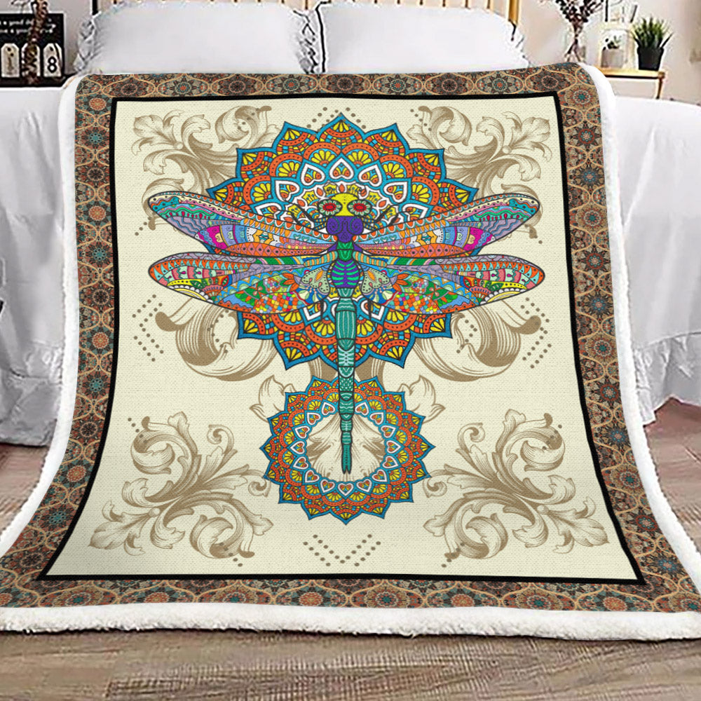 Dragonfly HM1709071TT Sherpa Fleece Blanket