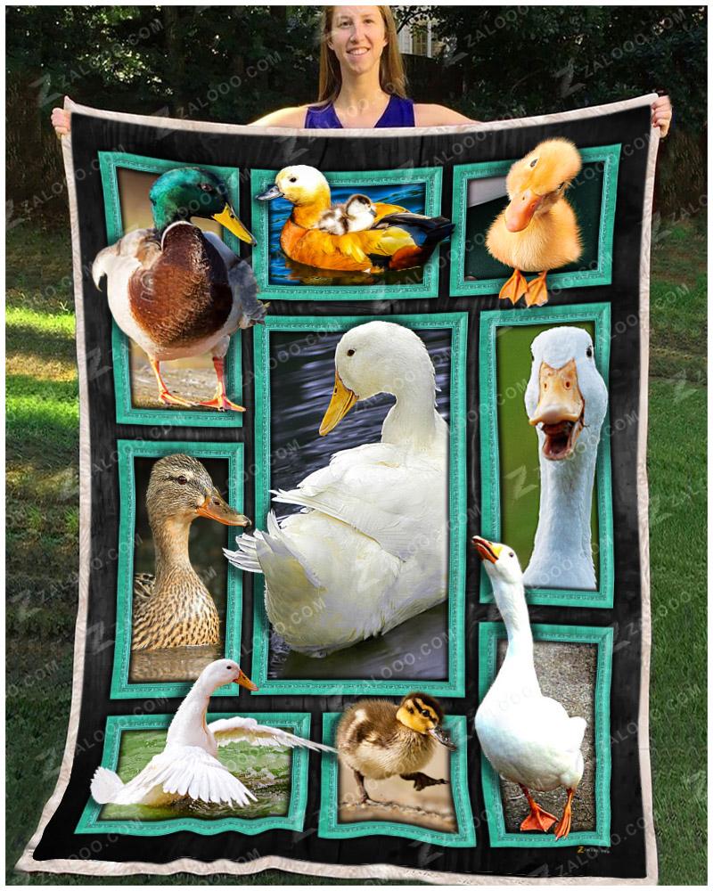 Duck Cute Ducks CL29110298MDF Sherpa Fleece Blanket