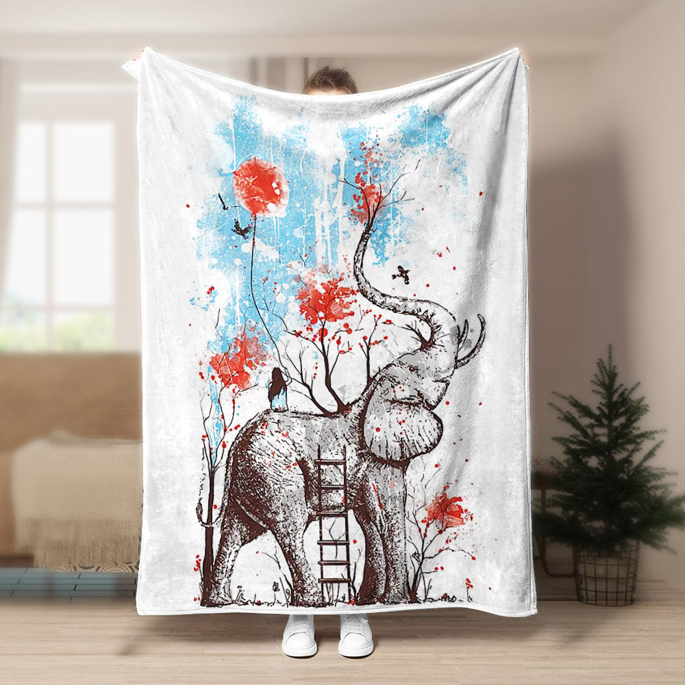 Elephant CL1208126MD Sherpa Fleece Blanket