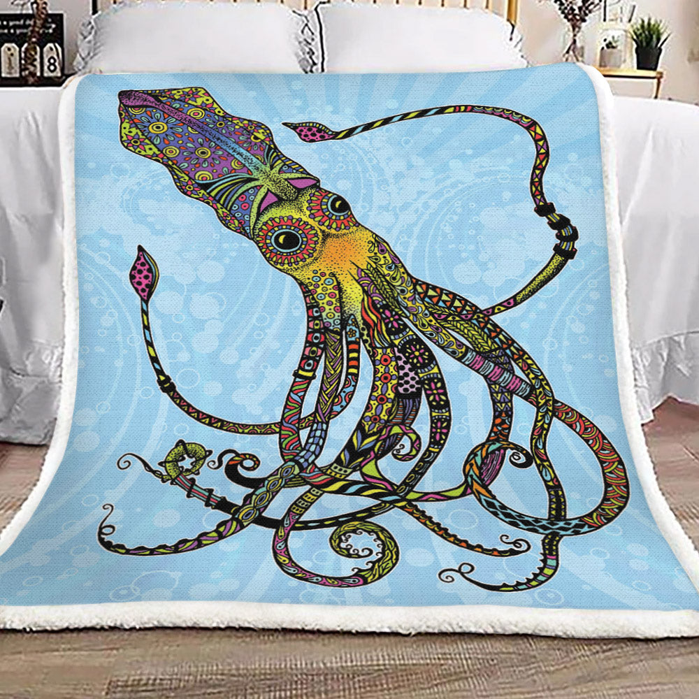 Electric Squid NN1510062TT Sherpa Fleece Blanket