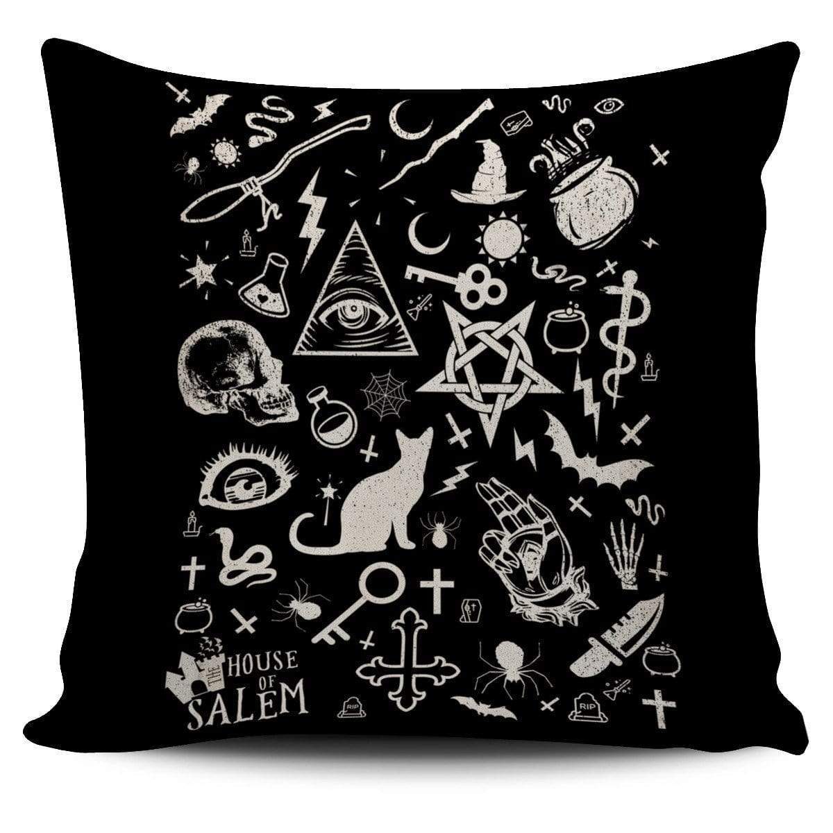 Elements Of Witchcraft Inspired By Wicca Black CL14100045MDP Throw Pillow Covers