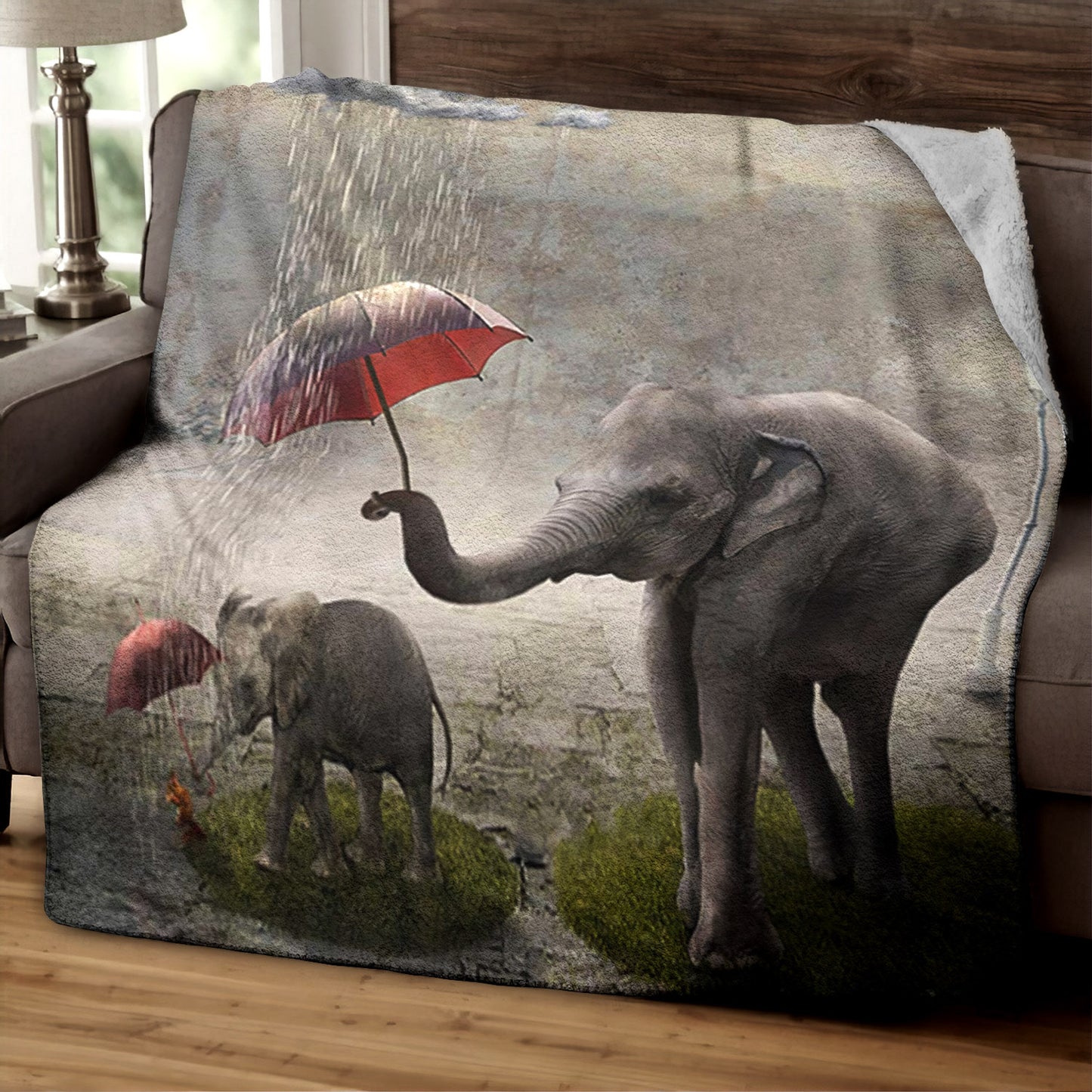 Elephant CG060937TT Sherpa Fleece Blanket