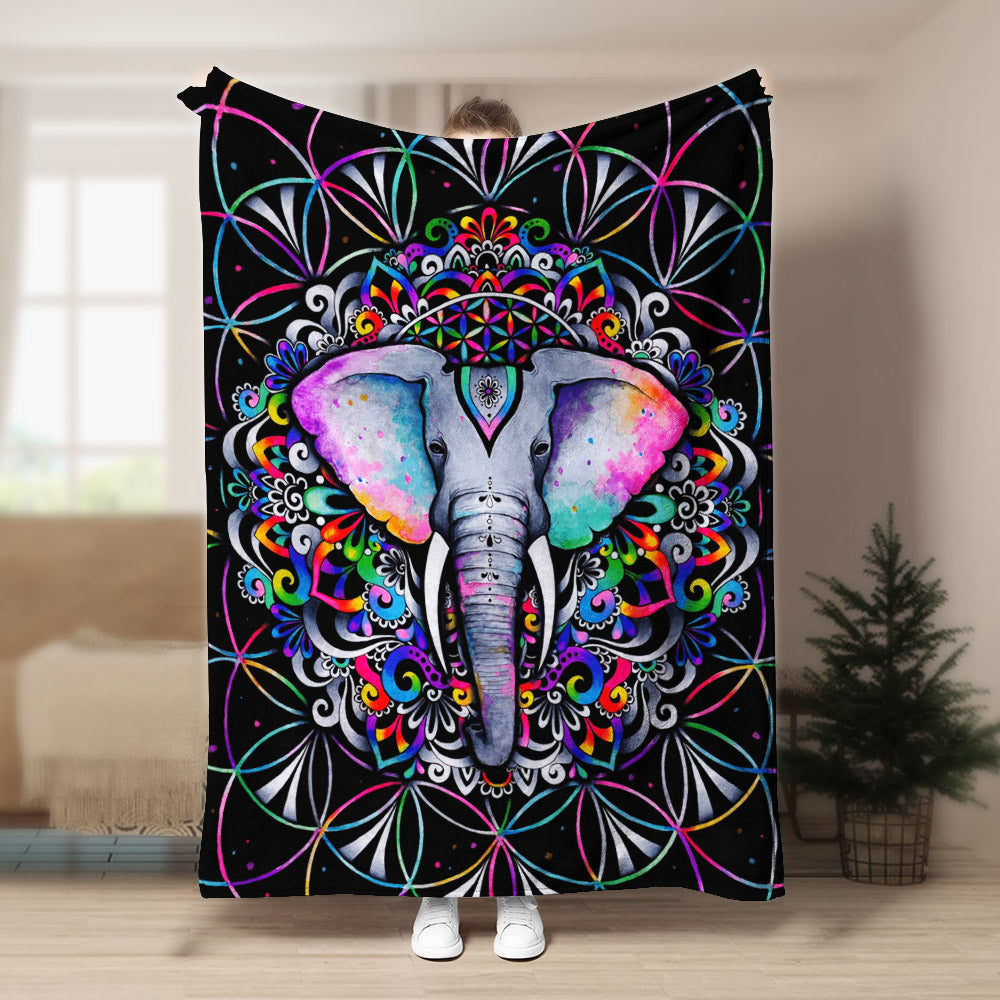 Elephant CLA140818 Sherpa Fleece Blanket