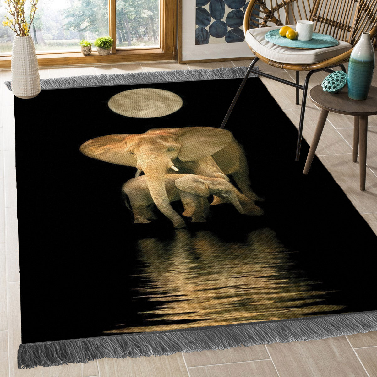 Elephant NT1809032O Decorative Floor-cloth