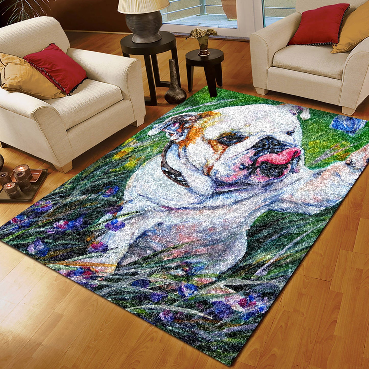 English Bulldog BL0709057R Rug