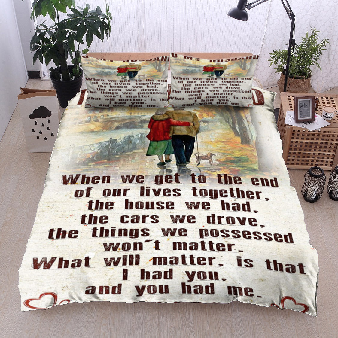 Family To My Husband CL18110424MDB Bedding Sets