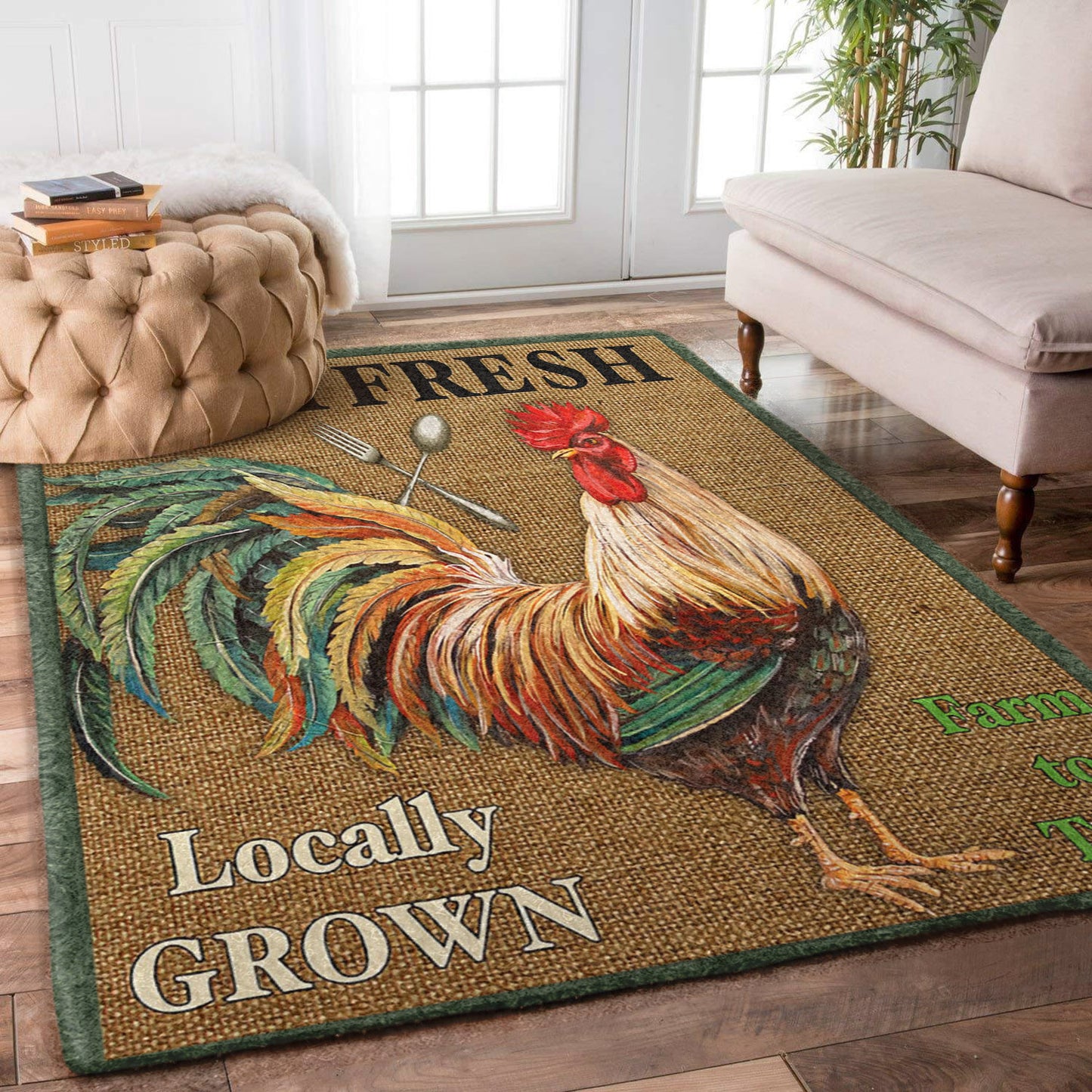 Farm Rooster NN0710056M Rug