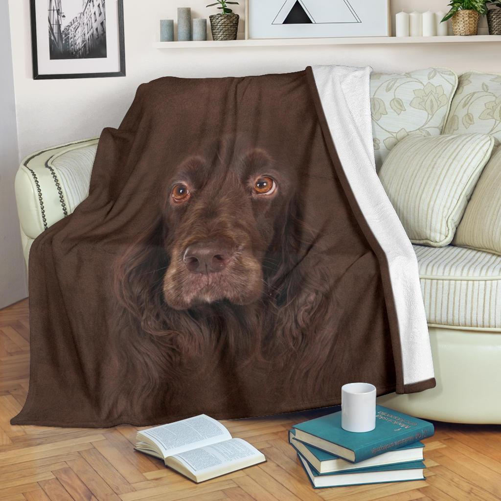 Field Spaniel CLM0712216S Sherpa Fleece Blanket