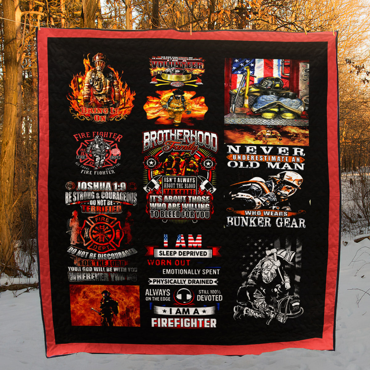 Fireman PK220510 Quilt Blanket