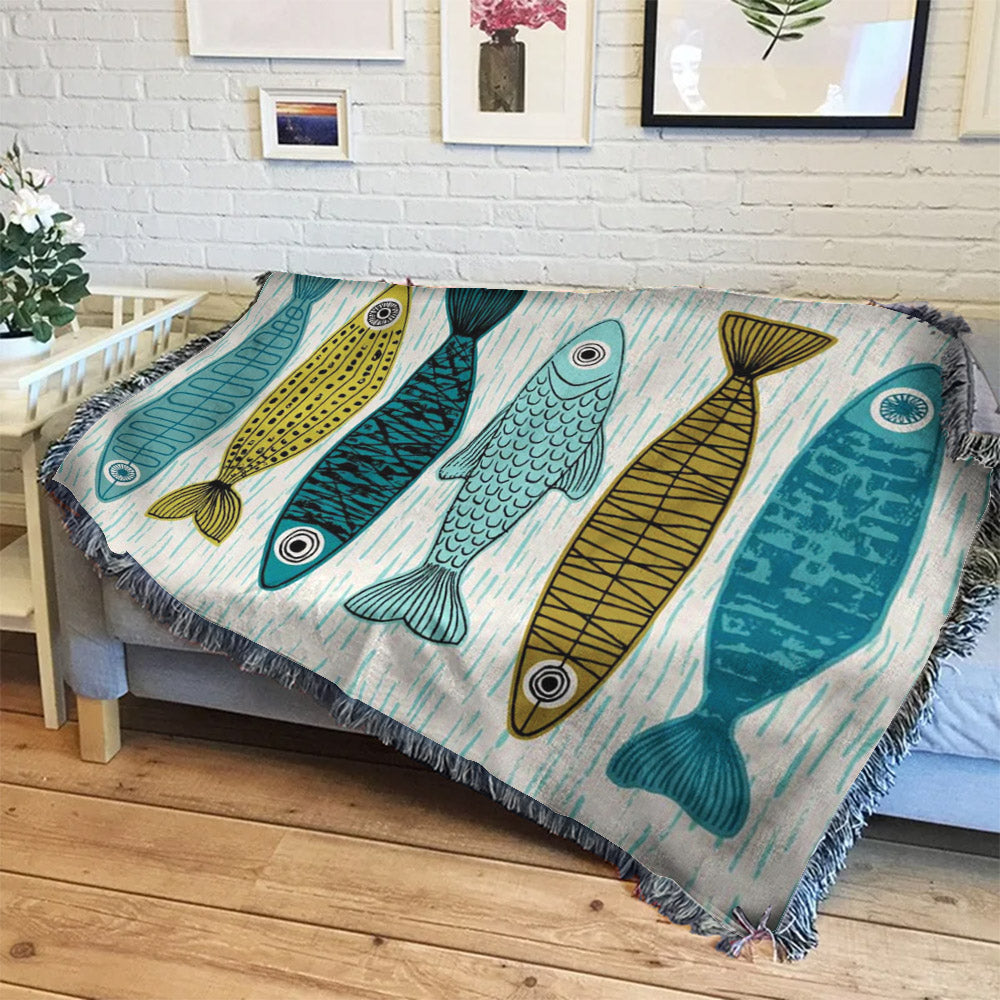 Fish DD111076S Throw Blankets For Sofa