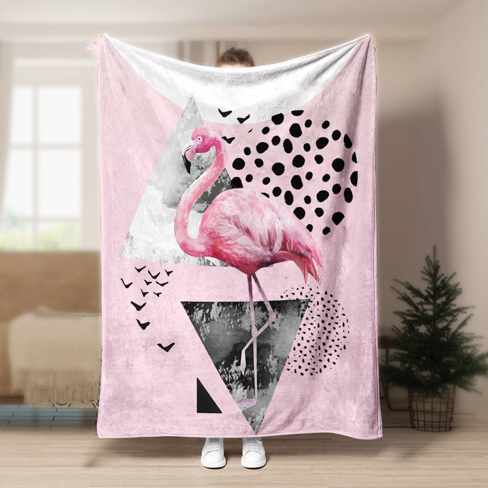 Flamingo BT070934F Sherpa Fleece Blanket