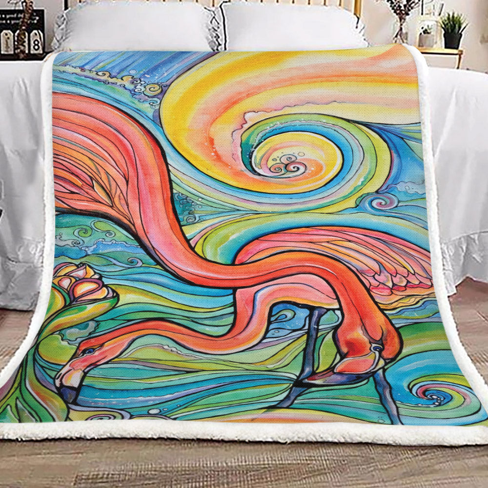 Flamingo TT1410110TT Sherpa Fleece Blanket