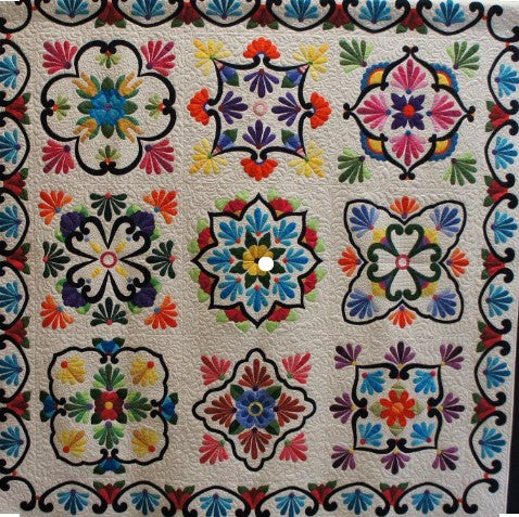 Flower CLA1710168Q Quilt Blanket