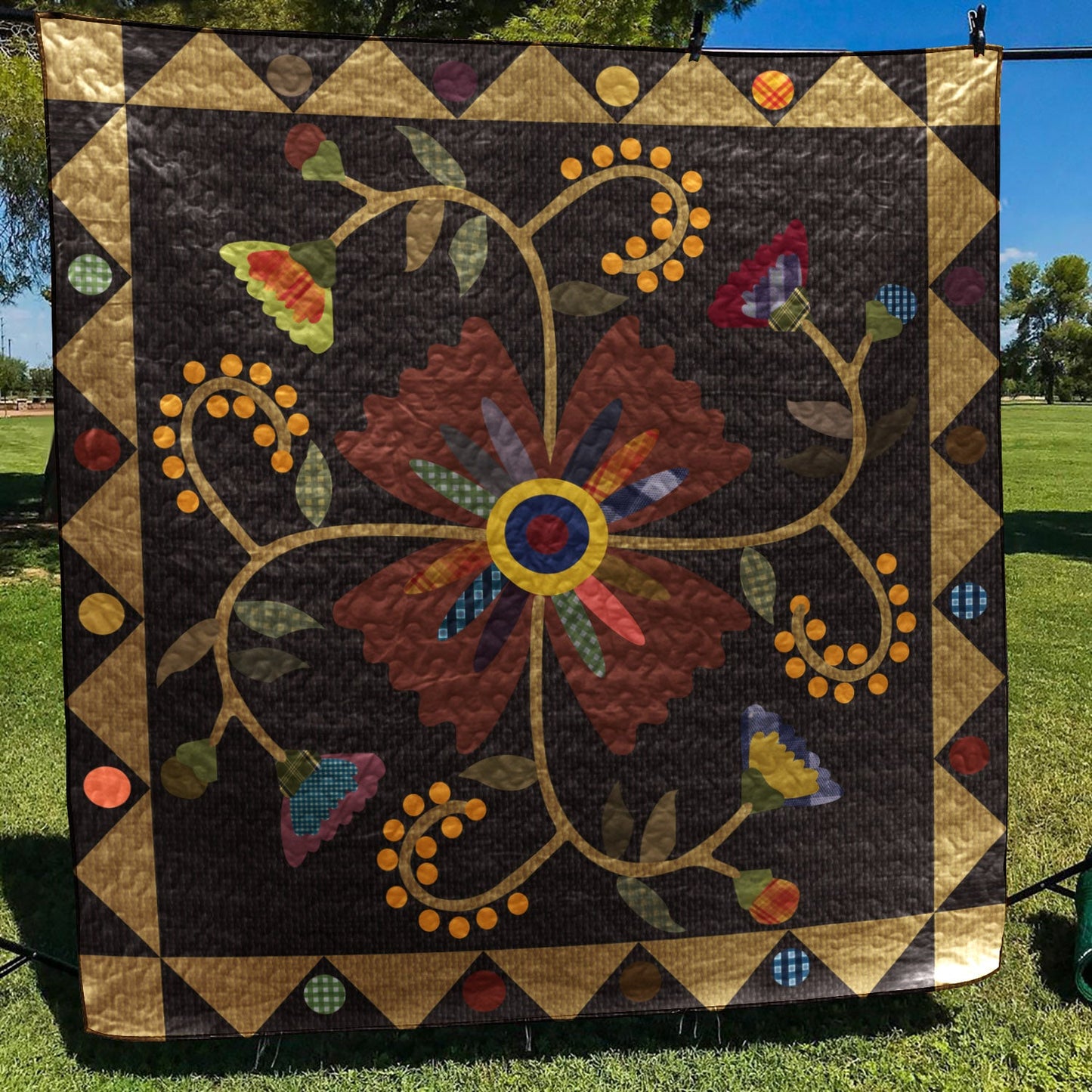 Flower CLT1810103H Quilt Blanket