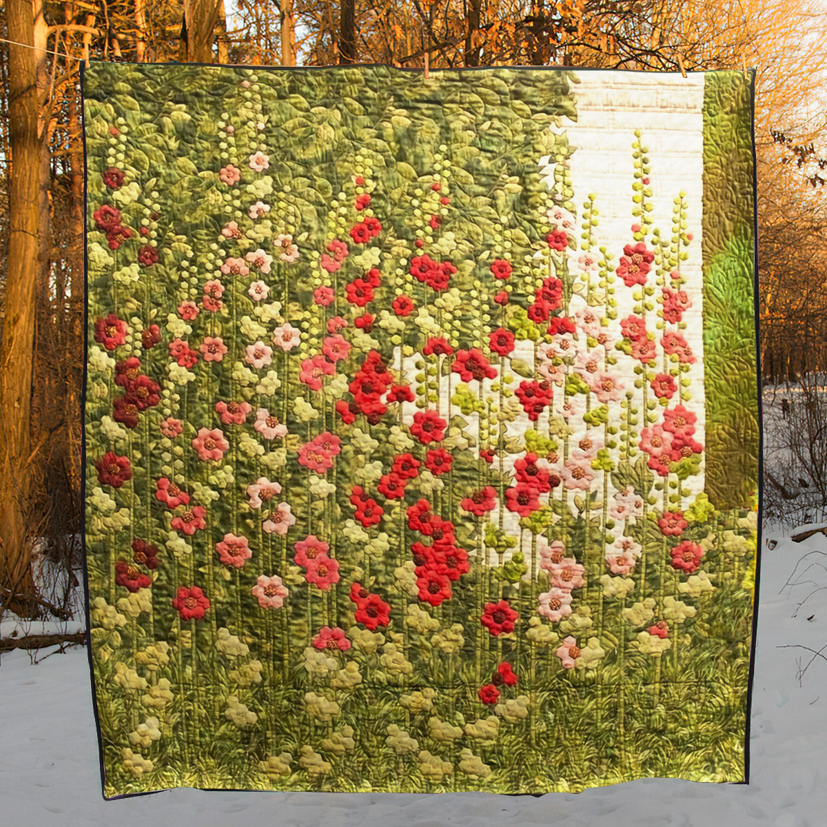 Flower Garden CLA0211514Q Quilt Blanket