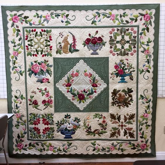 Flower Pots CLA0710410Q Quilt Blanket
