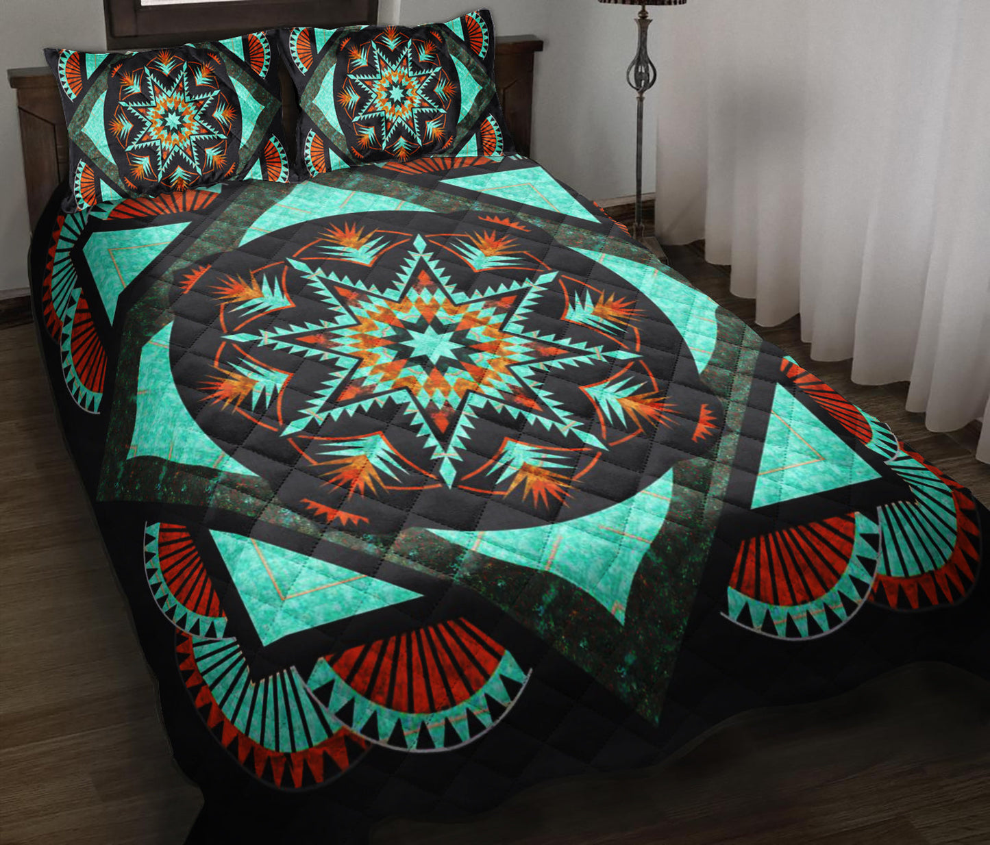 Flower Queen Star Quilt Bedding Set TN250507D