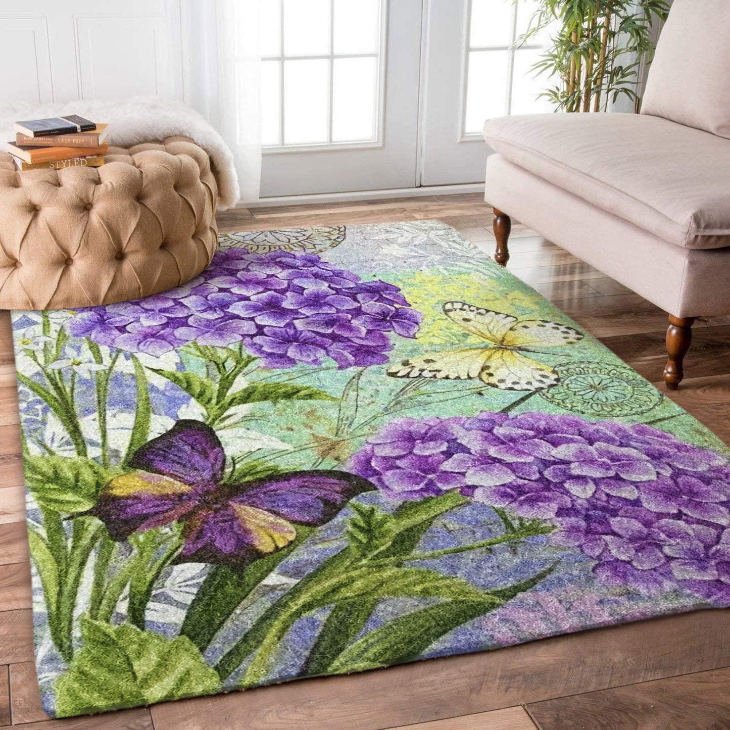 Flower Butterfly NT1010144R Rug