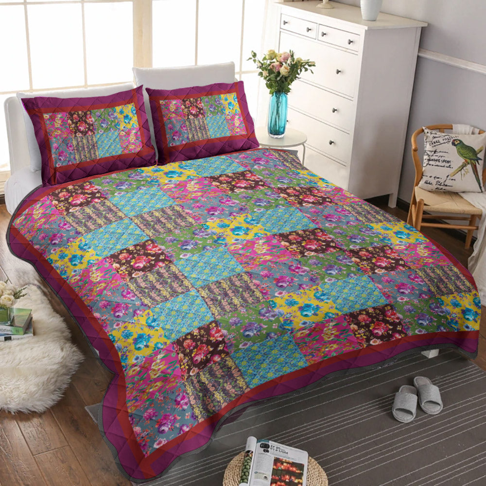 Flower CLP2510074TT Quilt Bedding Set
