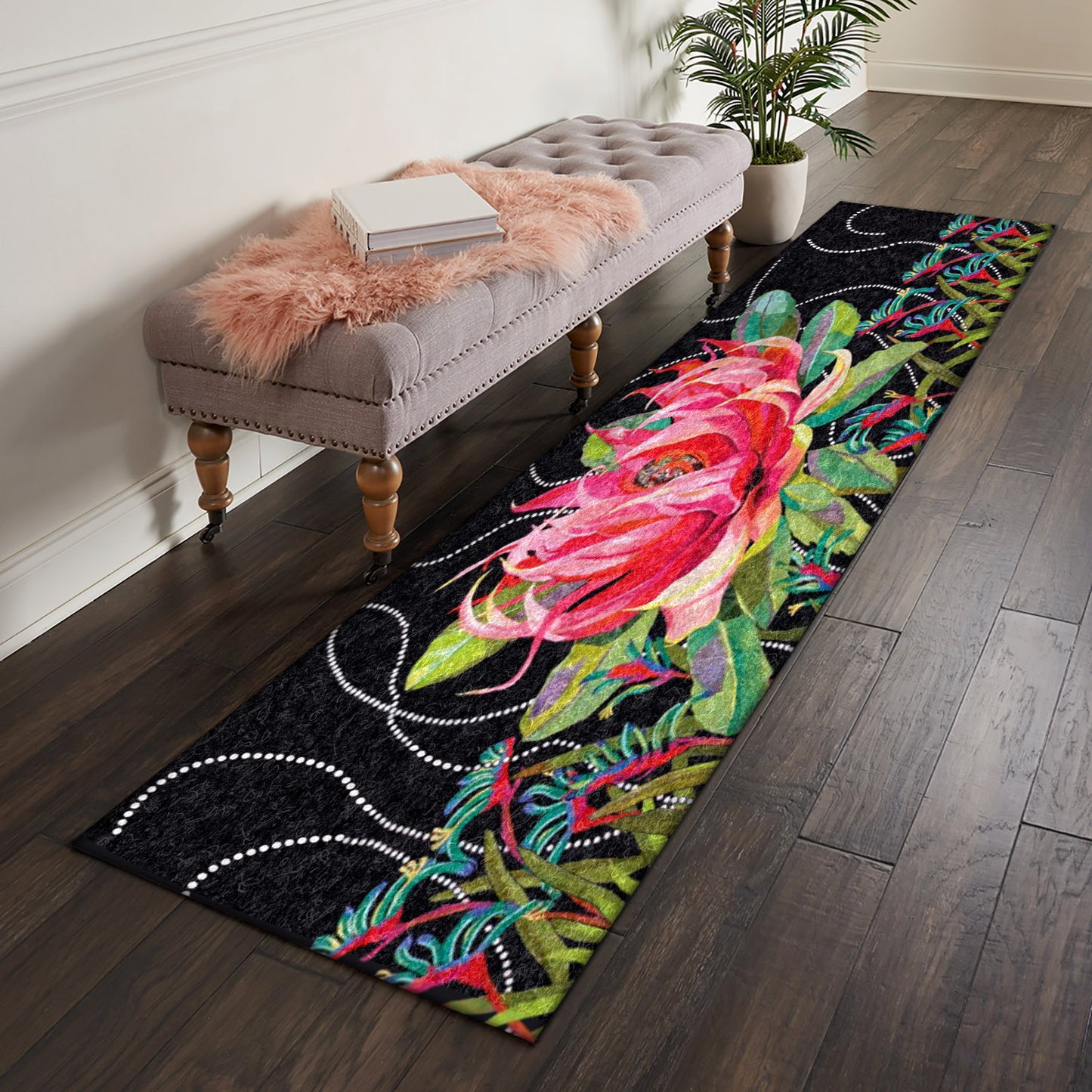 Flower HM091010N Runner Rug