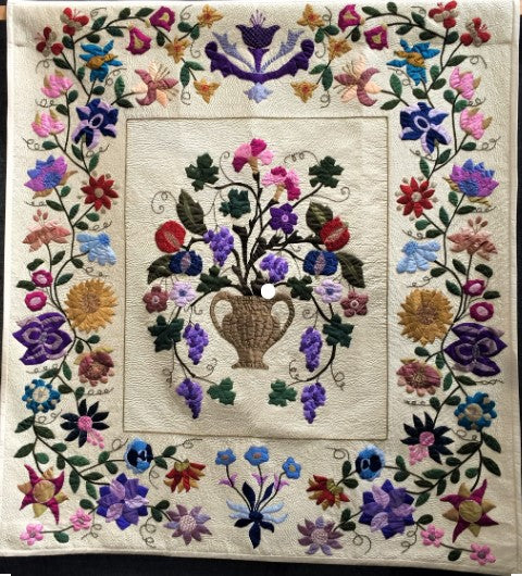 Flowers CLA1710348Q Quilt Blanket