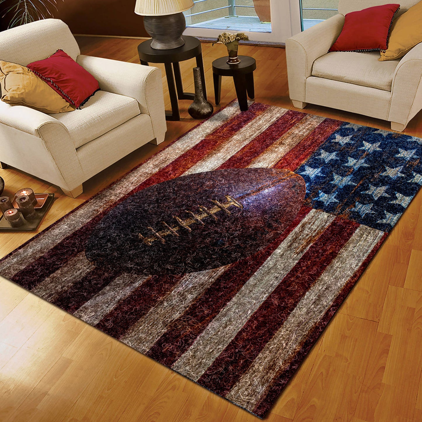 Football QN220837M Rug