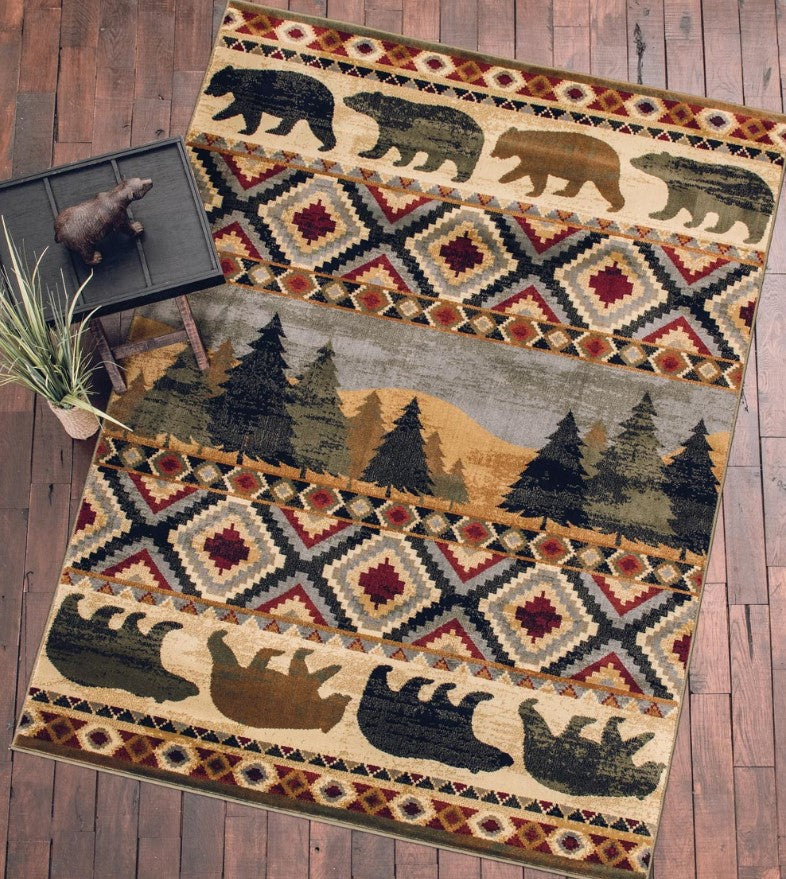Forest Bear CLT0611026A Rug