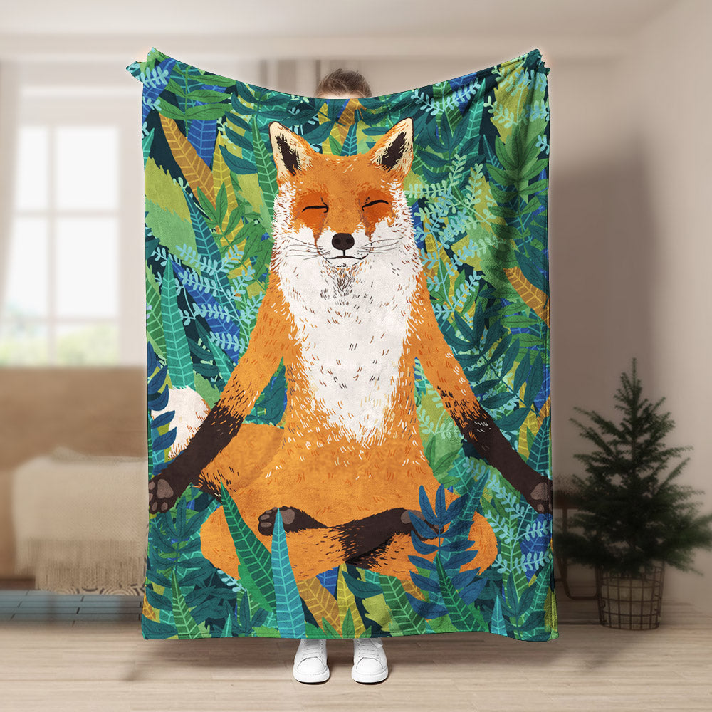 Fox TN030928TT Sherpa Fleece Blanket