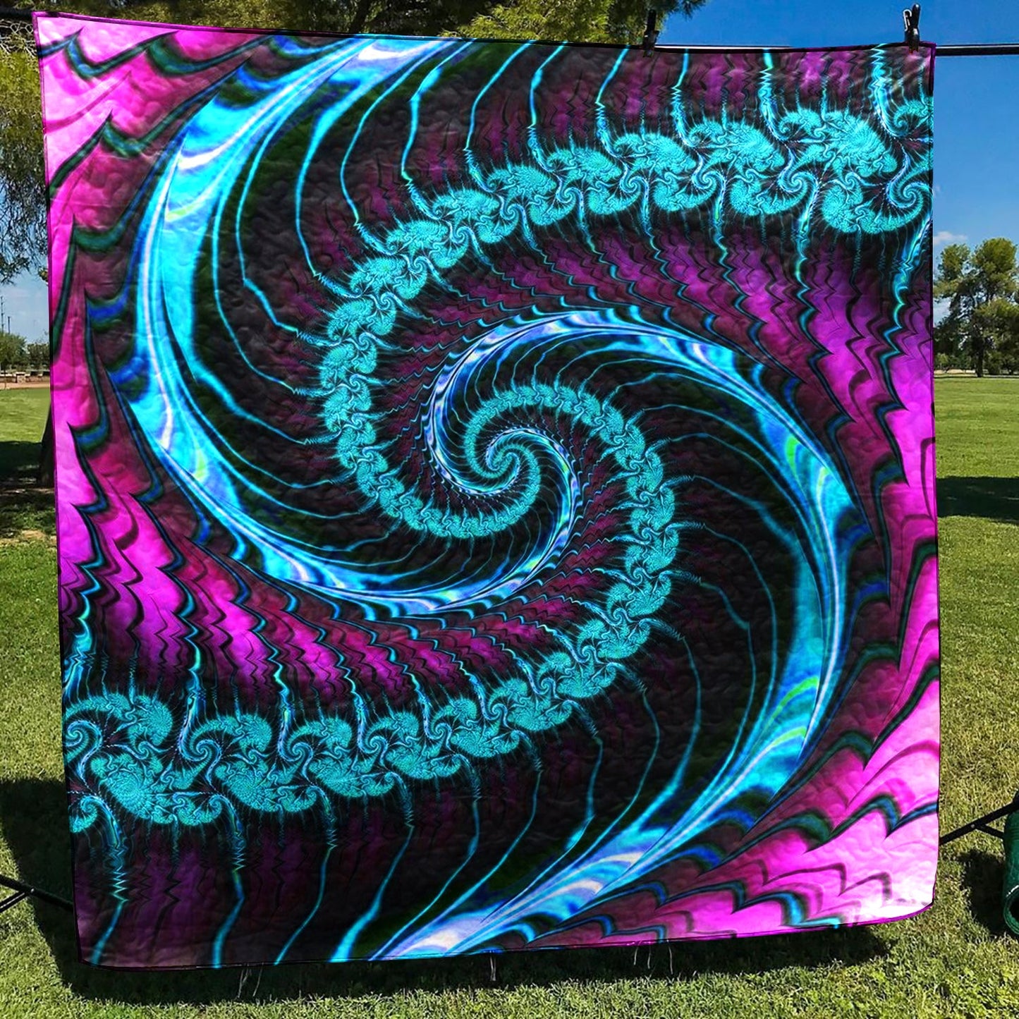 Fractal Quilt Blanket HN140602M
