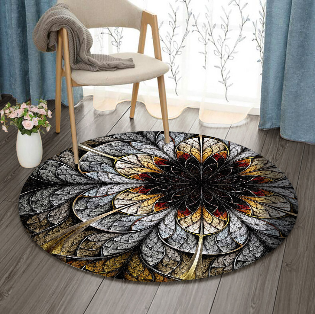Fractal Art VD1610129RR Round Area Rug