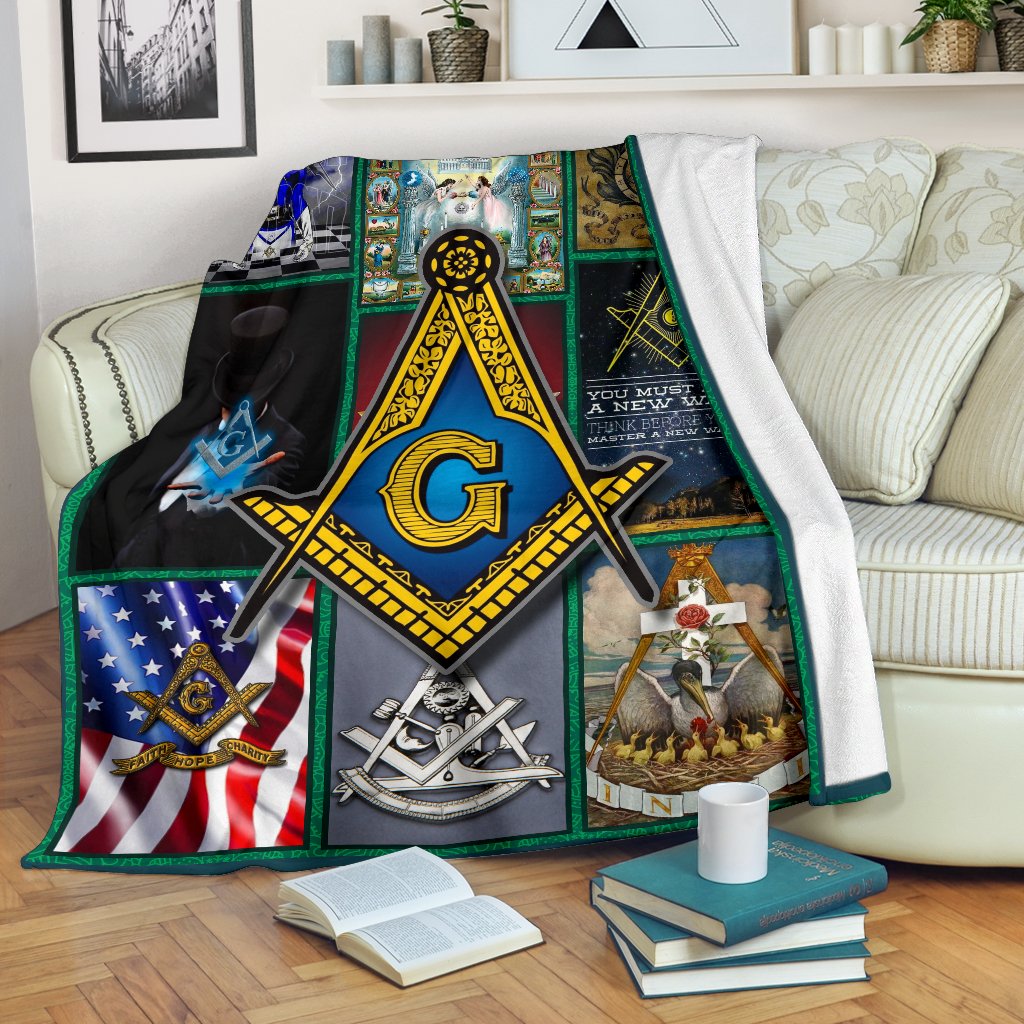 Freemason CLA0910223F Sherpa Fleece Blanket