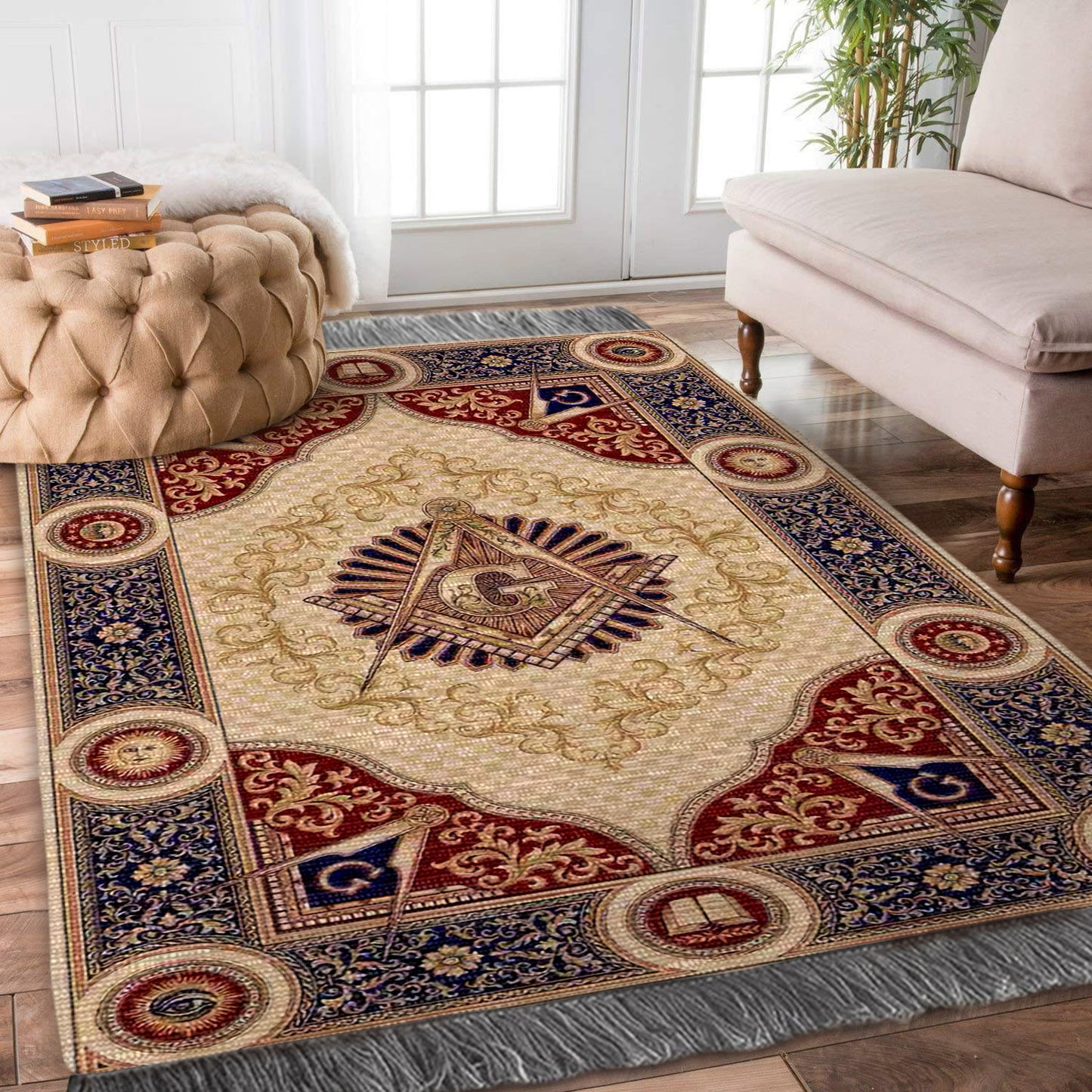 Freemason HM1609080F Decorative Floor-cloth