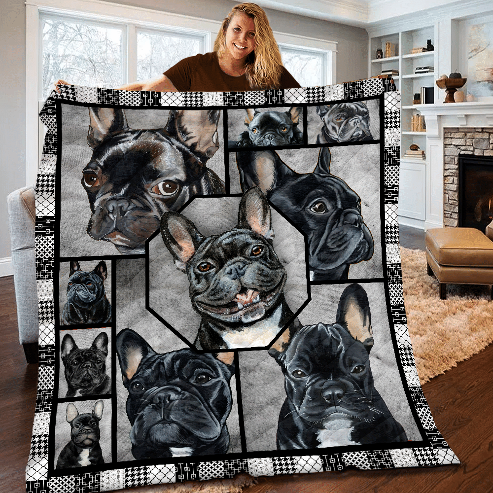 Queen Size outlet Frenchie / French Bulldog Blanket !