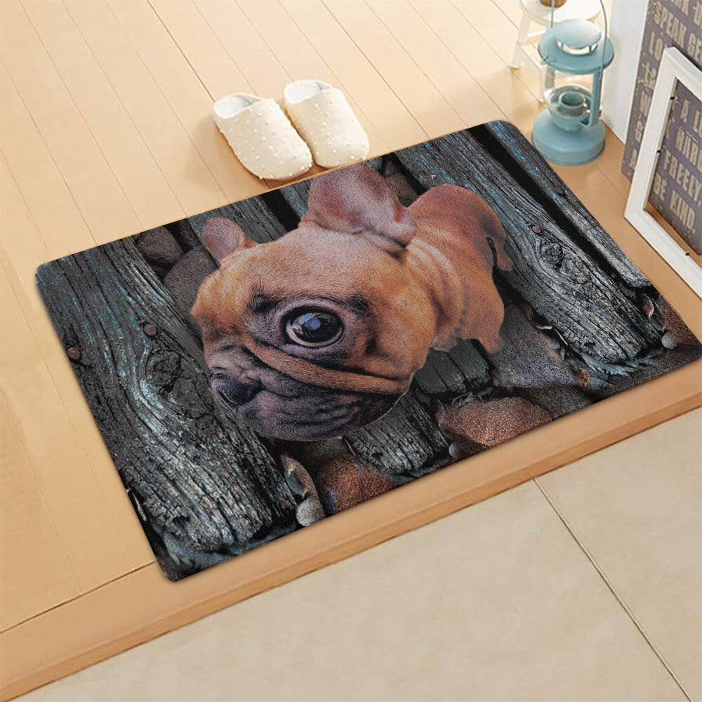 French Bulldog CL070814MDD Non-slip Door mats