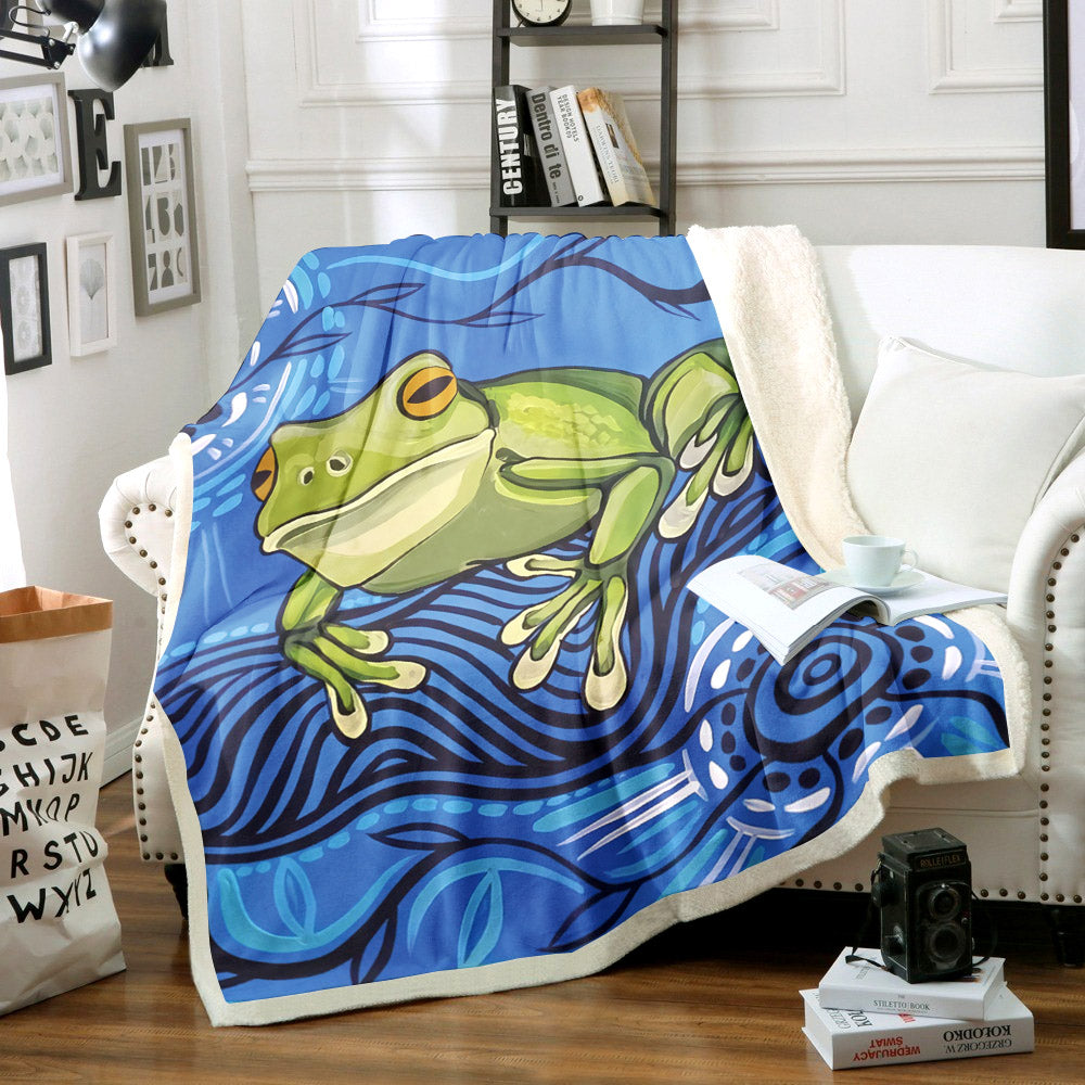 Frog AA1910091TT Sherpa Fleece Blanket
