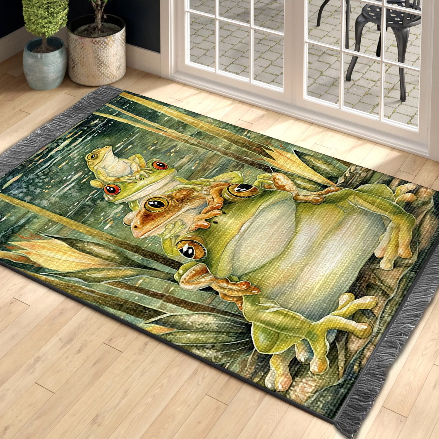 Frog DD270822O Decorative Floor-cloth