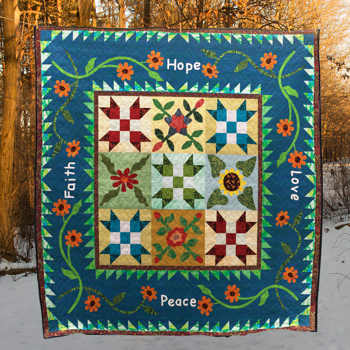 Garden Blessings CLM0711252 Quilt Blanket