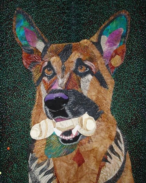 German Shepherd CLA0710427Q Quilt Blanket
