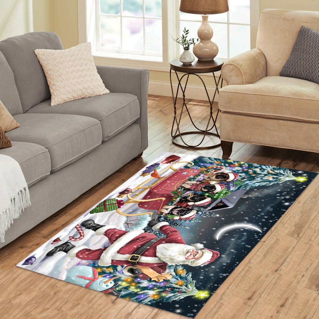 German Shepherd Christmas CL18111092MDR Rug