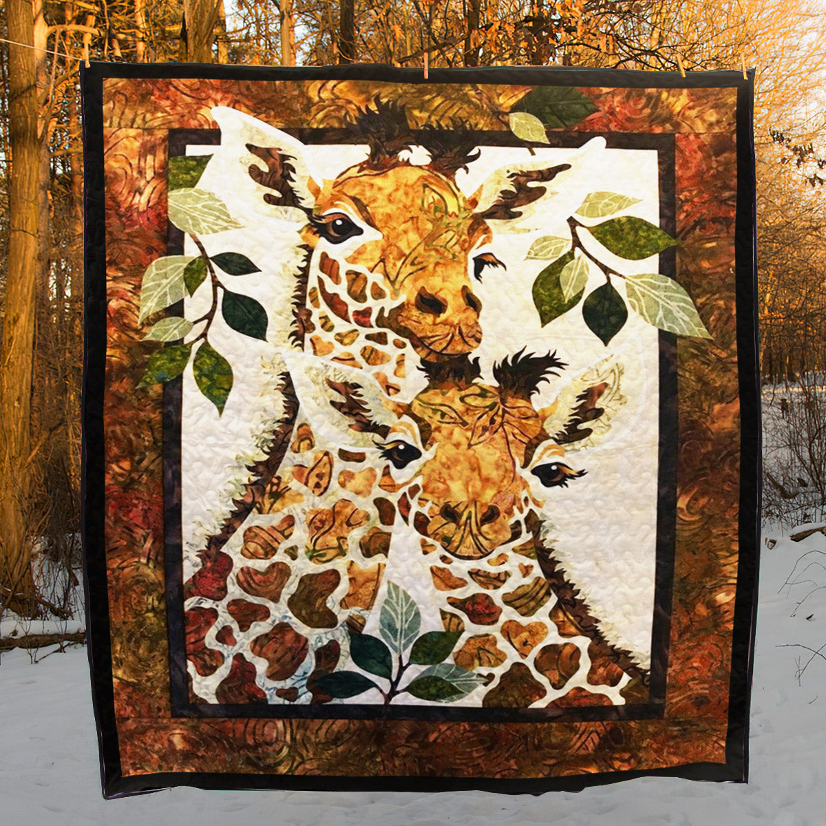 Giraffe CL28100783MDQ Quilt Blanket