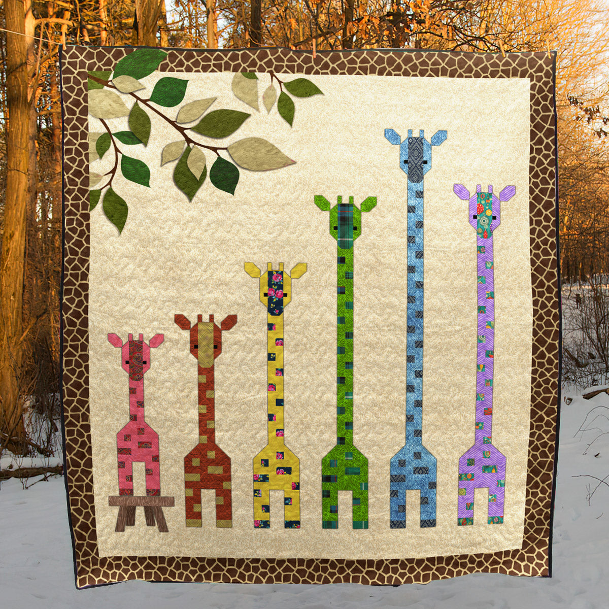 Giraffe TL280616 Quilt Blanket