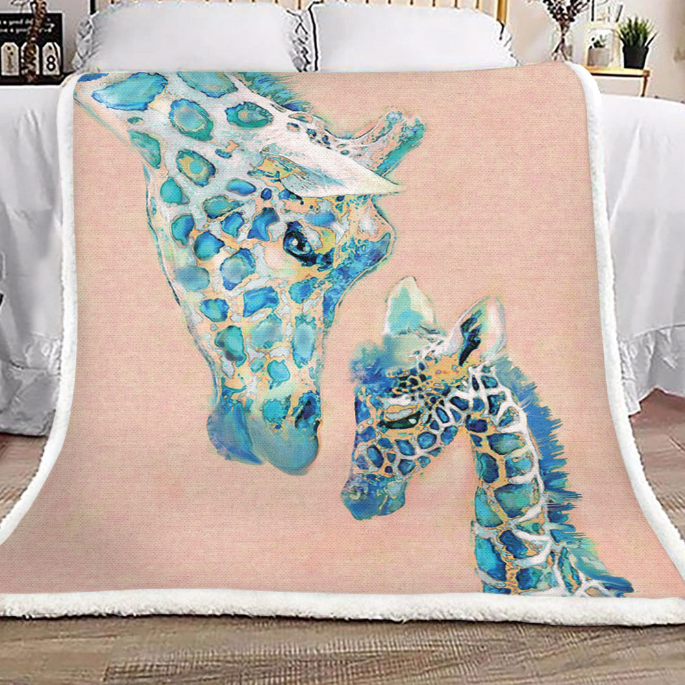 Giraffe NN2109056TT Sherpa Fleece Blanket