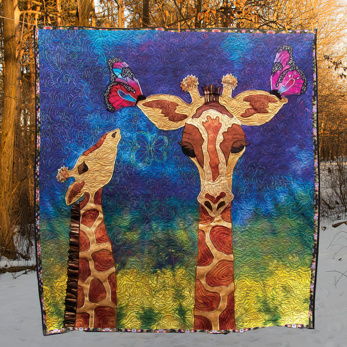 Giraffes CLM0611346 Quilt Blanket