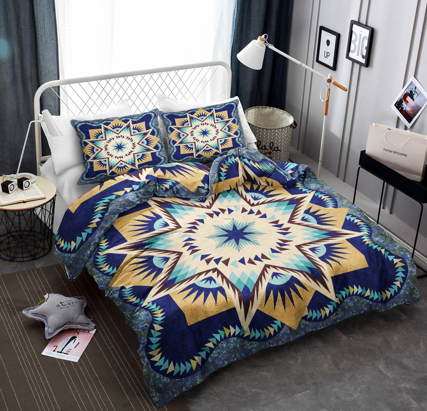 Glacier Star Blue Bedding Sets HN300501MB