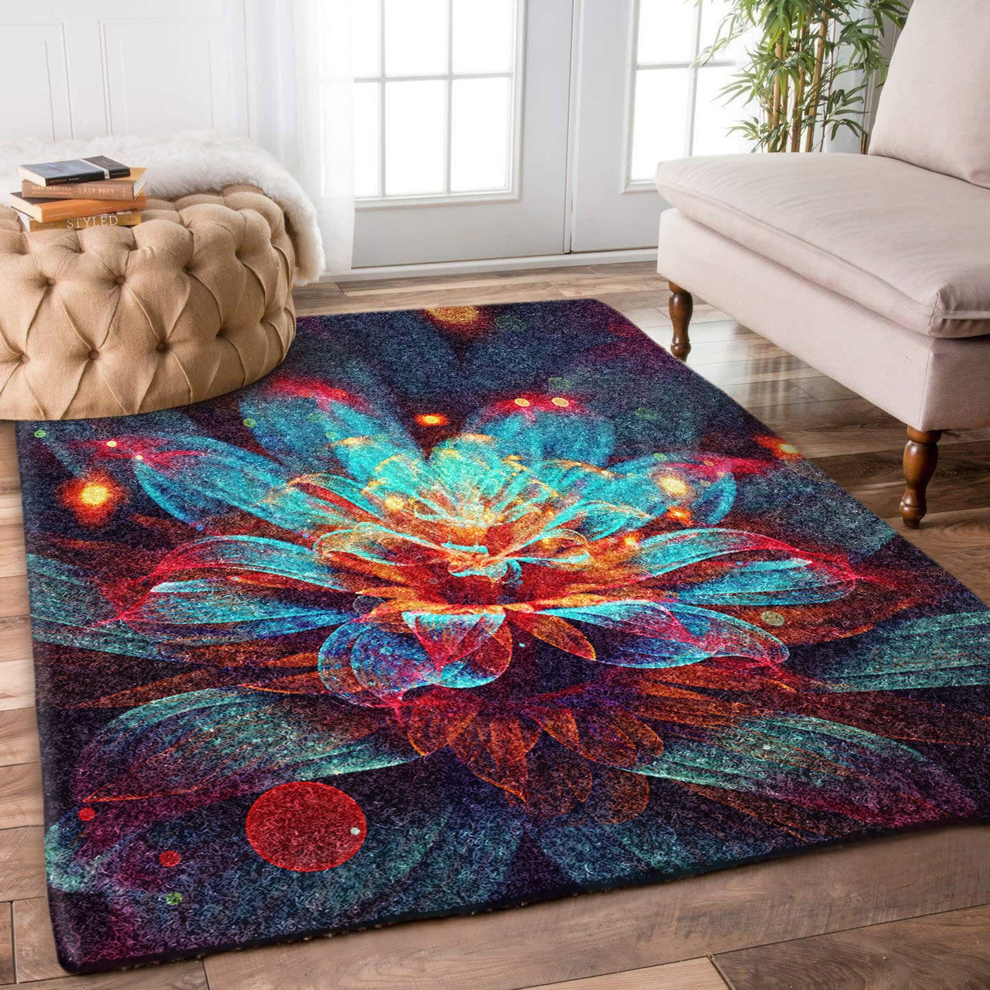 Glowing Flower HN2809090R Rug