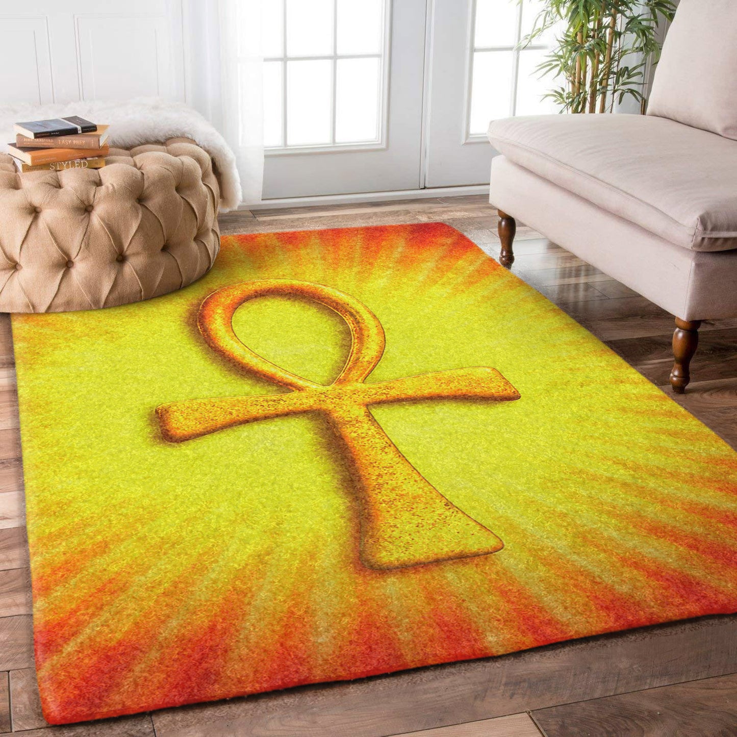 Golden Ankh NN0810058M Rug