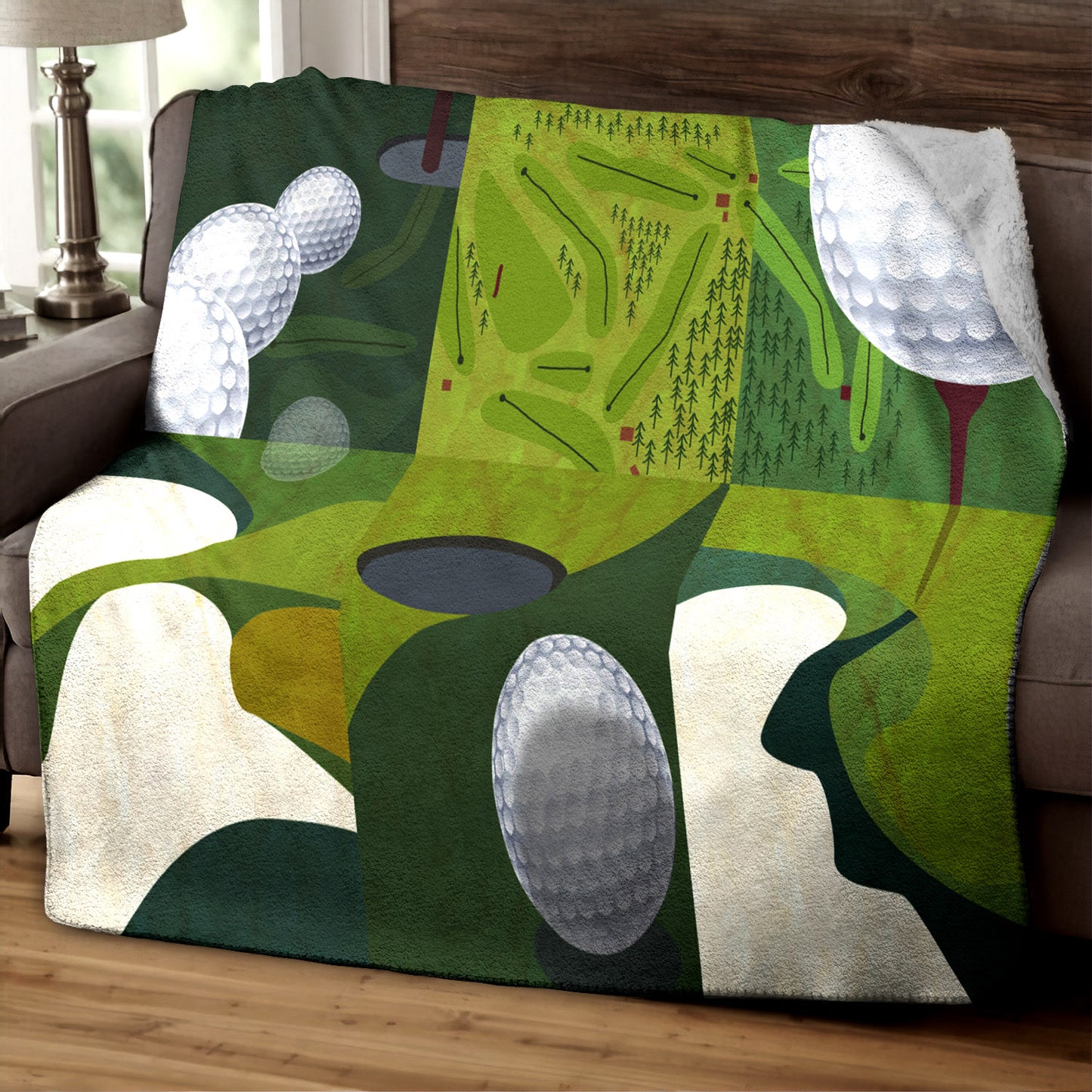 Golf HM200812TT Sherpa Fleece Blanket