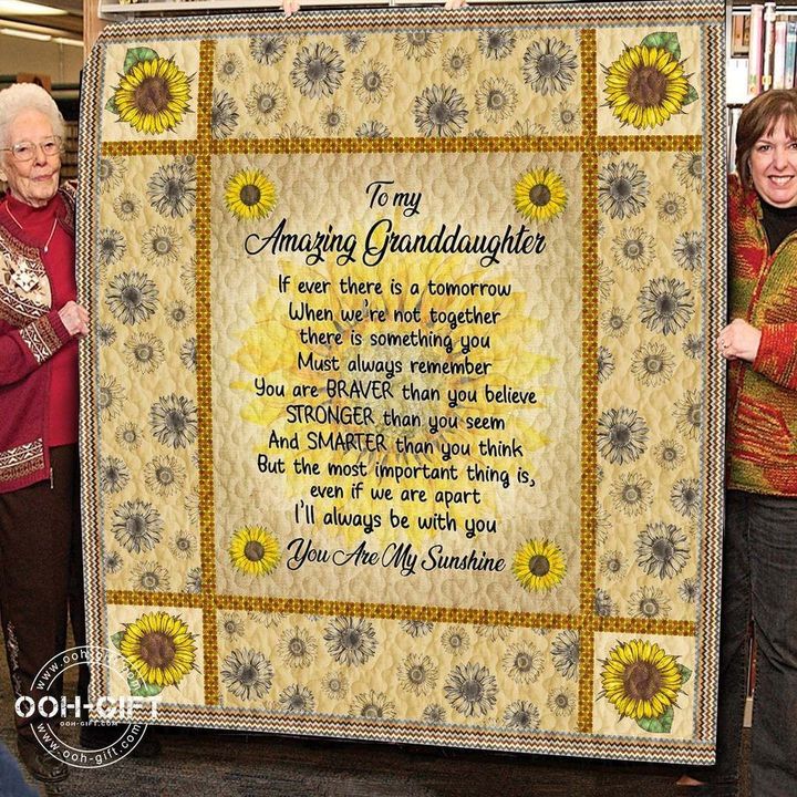 Granddaughter Amazing Granddaughter CLA0211218Q Quilt Blanket
