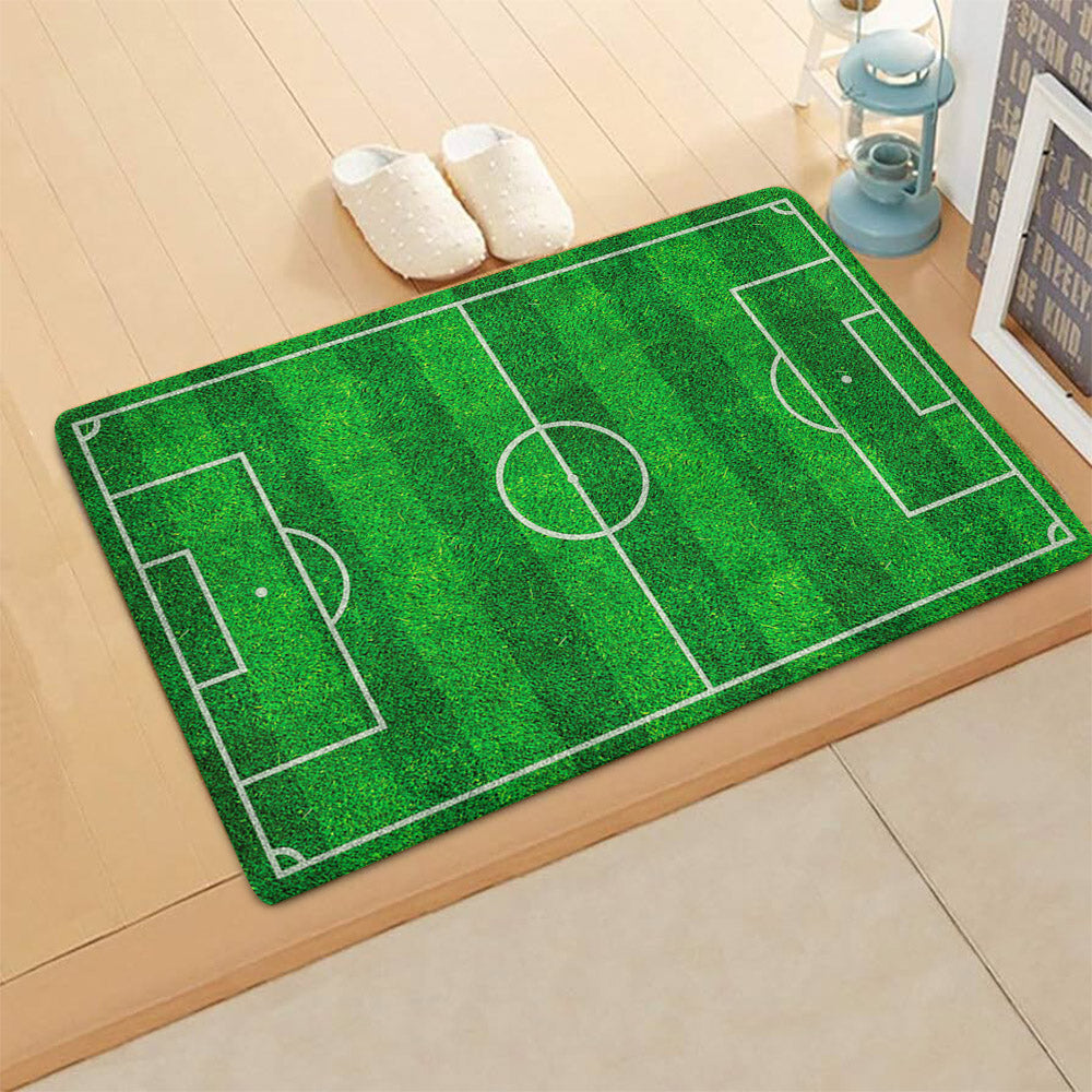 Green Soccer Field CLA1710131D Non-slip Door mats
