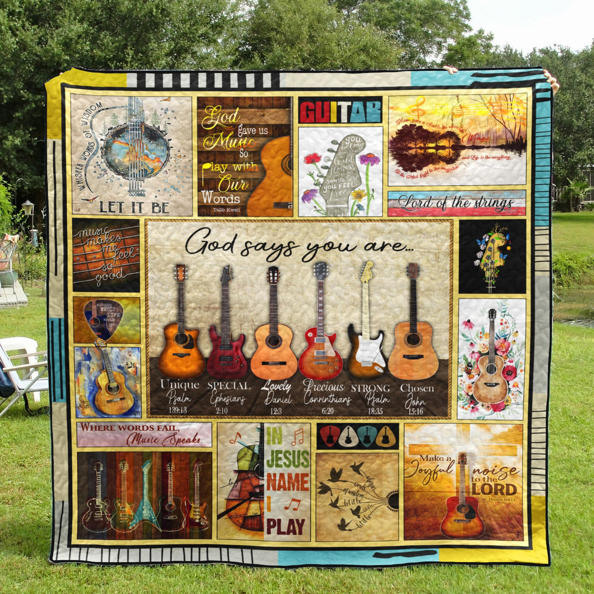 Guitar Love ND191010 Quilt Blanket
